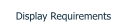 Display Requirements